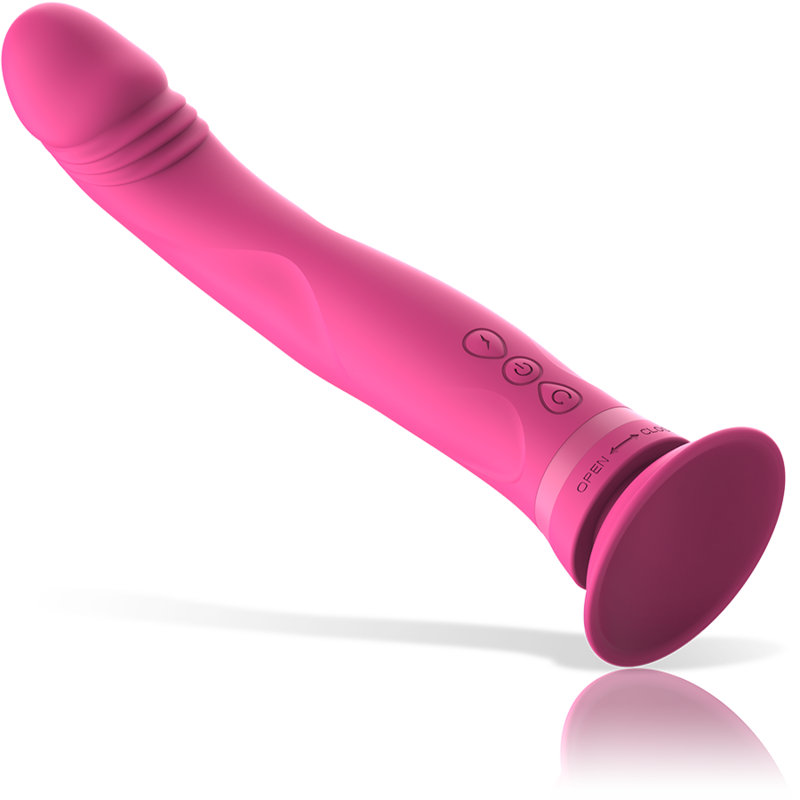 INTENSE - DILDO VIBRATORE IN SILICONE ROSA MICHELANGELO - INTENSE FUN | Lingerie Harness Boutique