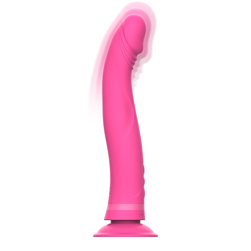 INTENSE - DILDO VIBRATORE IN SILICONE ROSA MICHELANGELO - INTENSE FUN | Lingerie Harness Boutique