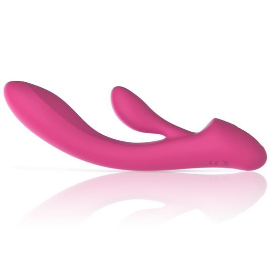 INTENSE - VIBRATORE LUIGI RABBIT SILICONE LIQUIDO ROSA - INTENSE FUN | Lingerie Harness Boutique