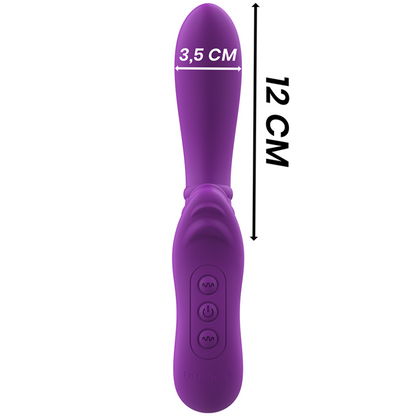 INTENSE - VIBRATORE FLESSIBILE HARRY CON LINGUA VIOLA - INTENSE FUN | Lingerie Harness Boutique