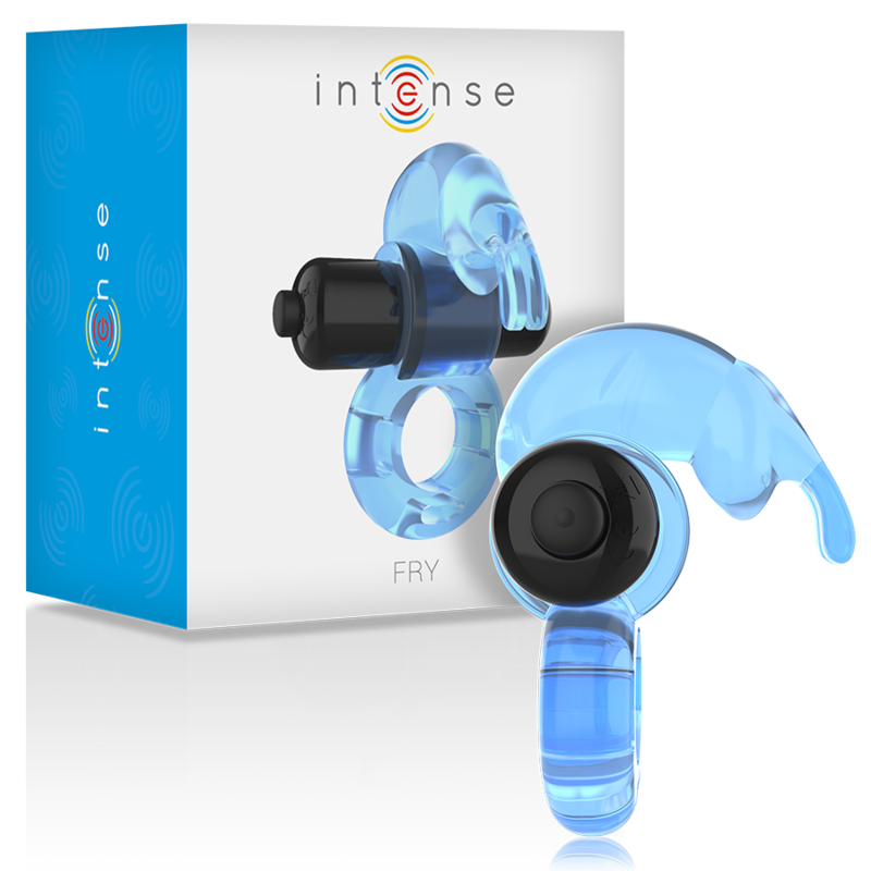 INTENSE - ANELLO VIBRANTE FRY BLU - INTENSE COUPLES TOYS | Lingerie Harness Boutique