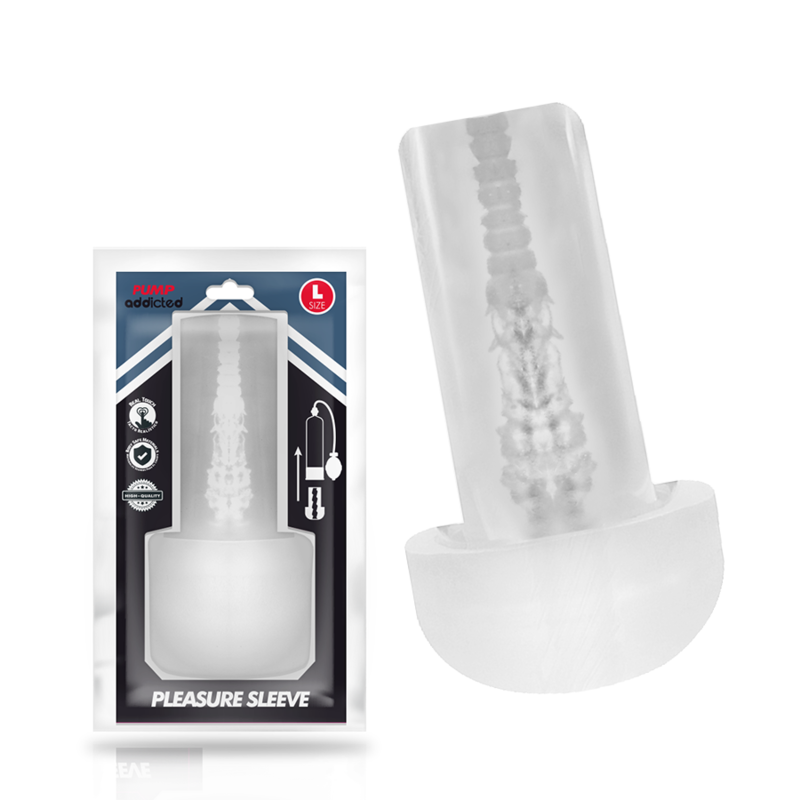 PUMP ADDICTED - POMPA AUTOMATICA PLEASURE SLEEVE - PUMP ADDICTED | Lingerie Harness Boutique