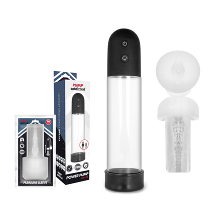 PUMP ADDICTED - RX11 AUTOMATICO CON MASTURBATORE - PUMP ADDICTED | Lingerie Harness Boutique