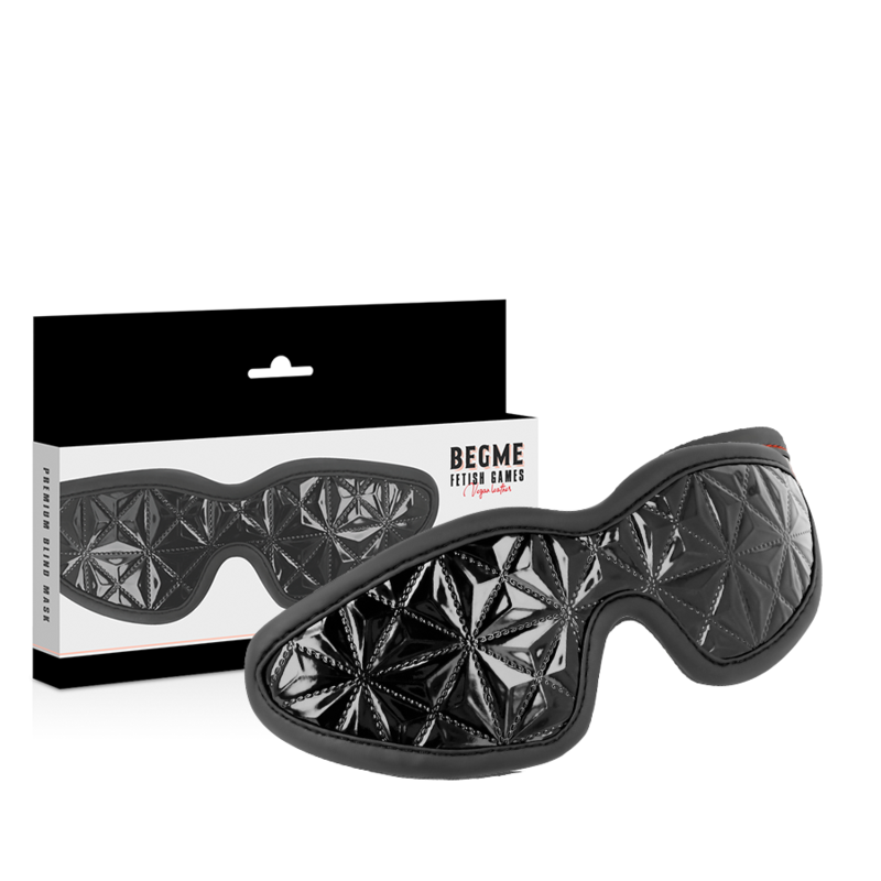 BEGME - BLACK EDITION PREMIUM MASCHERA DA CIECO - BEGME BLACK EDITION | Lingerie Harness Boutique