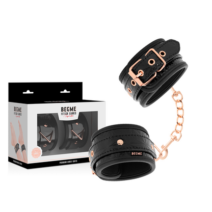 BEGME - BLACK EDITION POLSINI ALLA CAVIGLIA - BEGME BLACK EDITION | Lingerie Harness Boutique