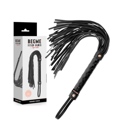 BEGME - BLACK EDITION FLOGGER IN PELLE VEGANA - BEGME BLACK EDITION | Lingerie Harness Boutique