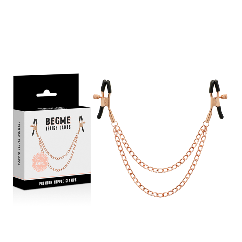 BEGME - BLACK EDITION PREMIUM PINZE PER CAPEZZOLI - BEGME BLACK EDITION | Lingerie Harness Boutique