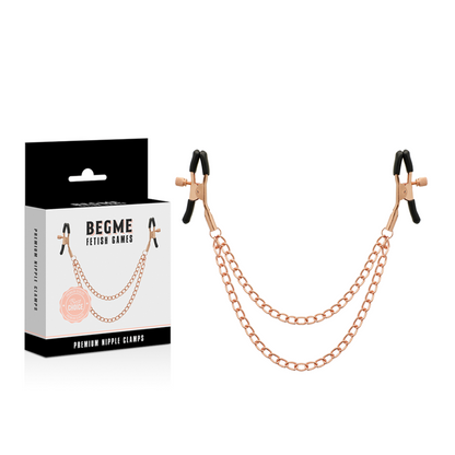 BEGME - BLACK EDITION PREMIUM PINZE PER CAPEZZOLI - BEGME BLACK EDITION | Lingerie Harness Boutique