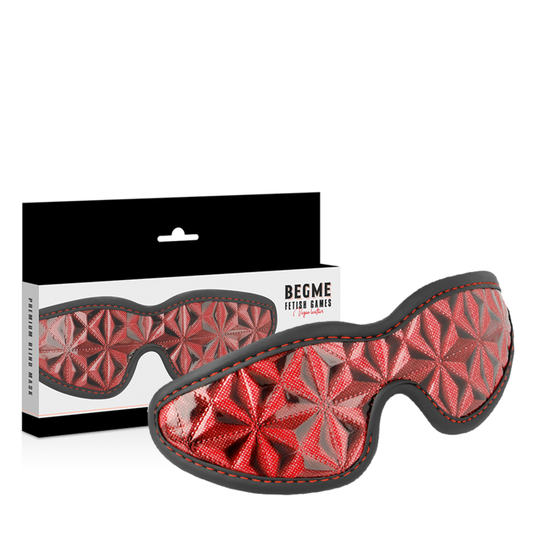 BEGME - MASCHERA CIECA PREMIUM RED EDITION CON FODERA IN NEOPRENE