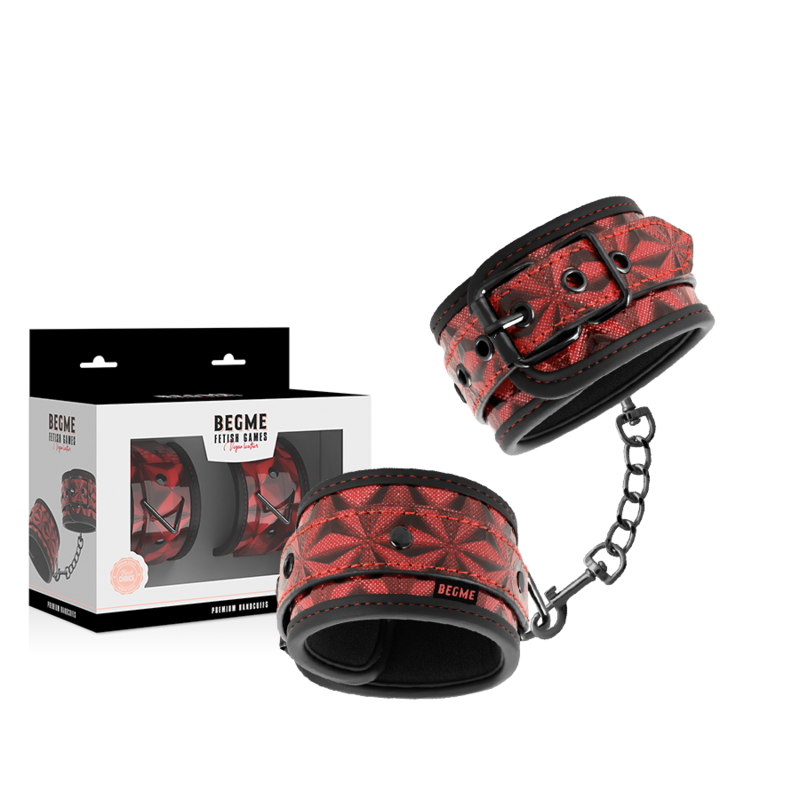 BEGME - MANETTE PREMIUM RED EDITION CON FODERA IN NEOPRENE - BEGME RED EDITION | Lingerie Harness Boutique