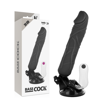 BASECOCK - REALISTIC REMOTE CONTROL VIBRATOR FLESH 20 CM -O- 4 CM