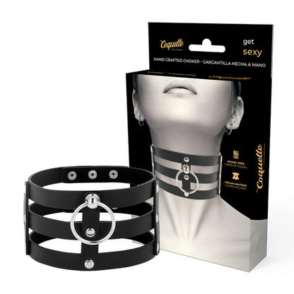 COQUETTE CHIC DESIRE - VEGAN LEATHER CHOKER FETISH STYLE