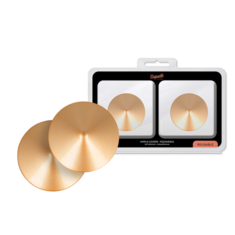 COQUETTE CHIC DESIRE - GOLDEN RING NIPPLE COVERS