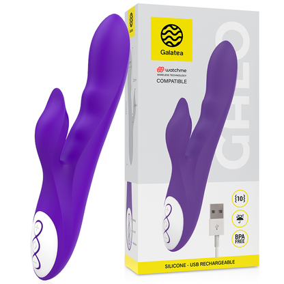 GALATEA - GALO LILAC VIBRATOR COMPATIBLE WITH WIRELESS TECHNOLOGY WATCHME