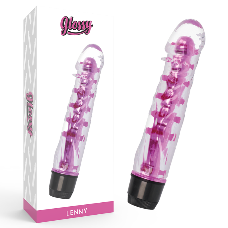 GLOSSY - LENNY VIBRATORE ROSA - GLOSSY | Lingerie Harness Boutique