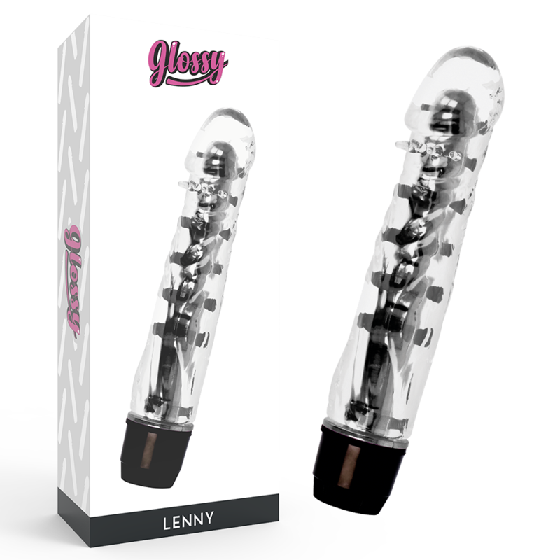 GLOSSY - LENNY VIBRATORE NERO - GLOSSY | Lingerie Harness Boutique