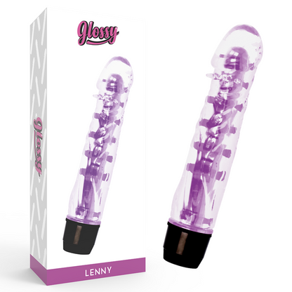 GLOSSY - LENNY VIBRATORE VIOLA - GLOSSY | Lingerie Harness Boutique