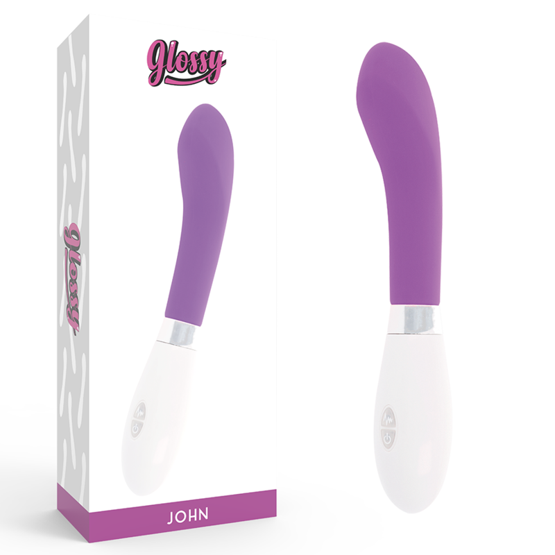 GLOSSY - JOHN VIBRATOR VIOLA - GLOSSY | Lingerie Harness Boutique