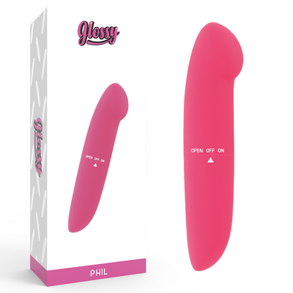 GLOSSY - PHIL VIBRATORE ROSA - GLOSSY | Lingerie Harness Boutique