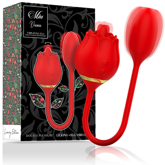 MIA - VIENNA DOPPIA LECCATA DI PIACERE + UOVO VIBRANTE - MIA | Lingerie Harness Boutique