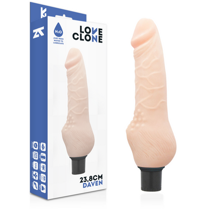 LOVECLONE - DAVEN AUTOLUBRIFICAZIONE REALISTICA 23.8 CM -O- 3.8 CM - LOVECLONE | Lingerie Harness Boutique