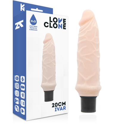 LOVECLONE - IVAR VIBRATORE AUTOLUBRIFICANTE 20 CM -O- 3.7 CM - LOVECLONE | Lingerie Harness Boutique
