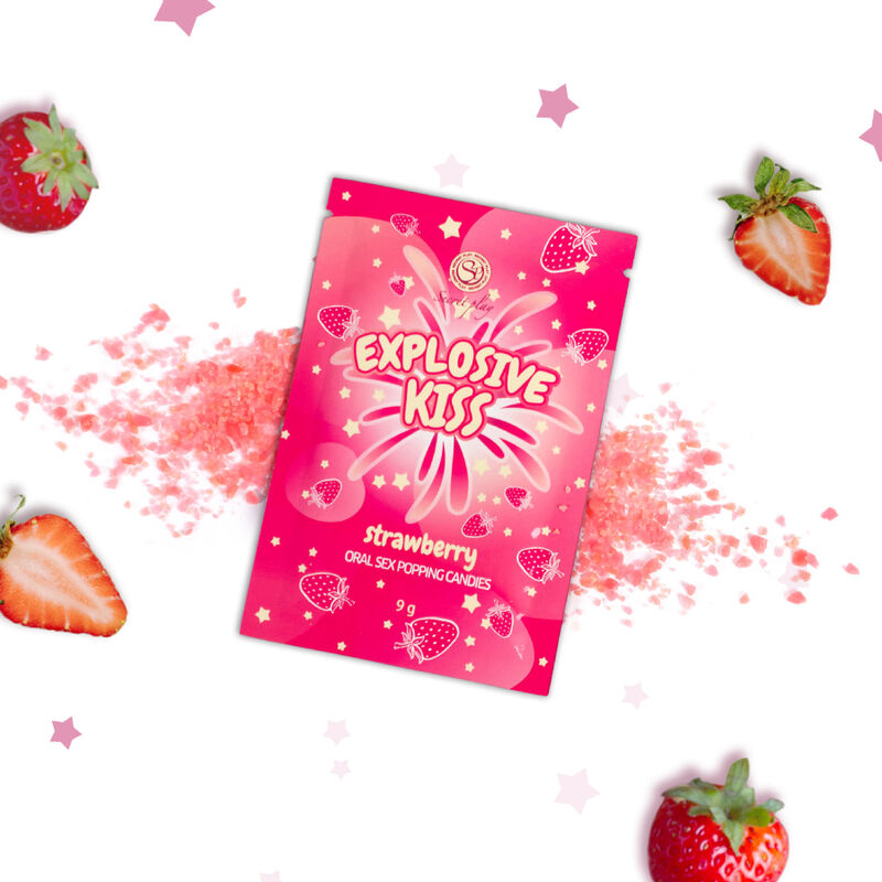 SECRETPLAY - CARAMELLE ESPLOSIVE ALLA FRAGOLA - SECRETPLAY COSMETIC | Lingerie Harness Boutique