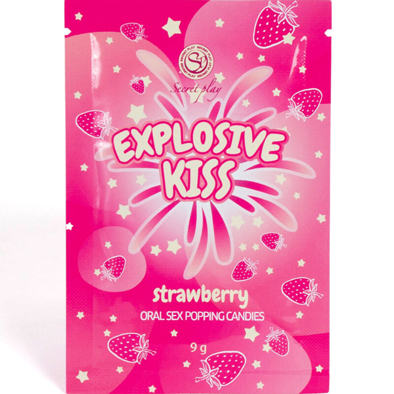 SECRETPLAY - CARAMELLE ESPLOSIVE ALLA FRAGOLA - SECRETPLAY COSMETIC | Lingerie Harness Boutique