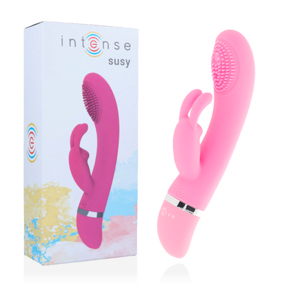 INTENSE - SUSY OSCILLATING VIBRATOR IN PINK RABBIT SILICONE