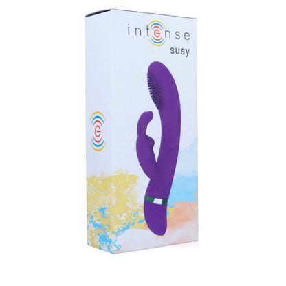 INTENSE - VIBRATORE OSCILLANTE IN SILICONE RABBIT LILLA SUSY - INTENSE FUN | Lingerie Harness Boutique