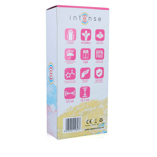 INTENSE - VIBRATORE LEO ROSA SILICON LUXE - INTENSE COUPLES TOYS | Lingerie Harness Boutique