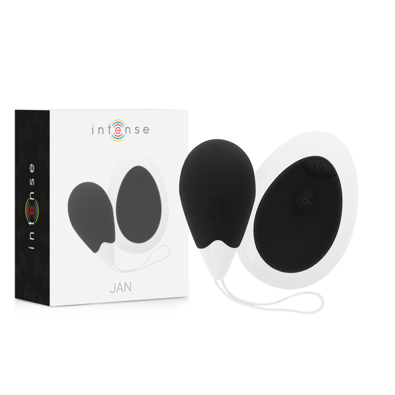 INTENSE - JAN UOVO VIBRANTE TELECOMANDO NERO - INTENSE COUPLES TOYS | Lingerie Harness Boutique