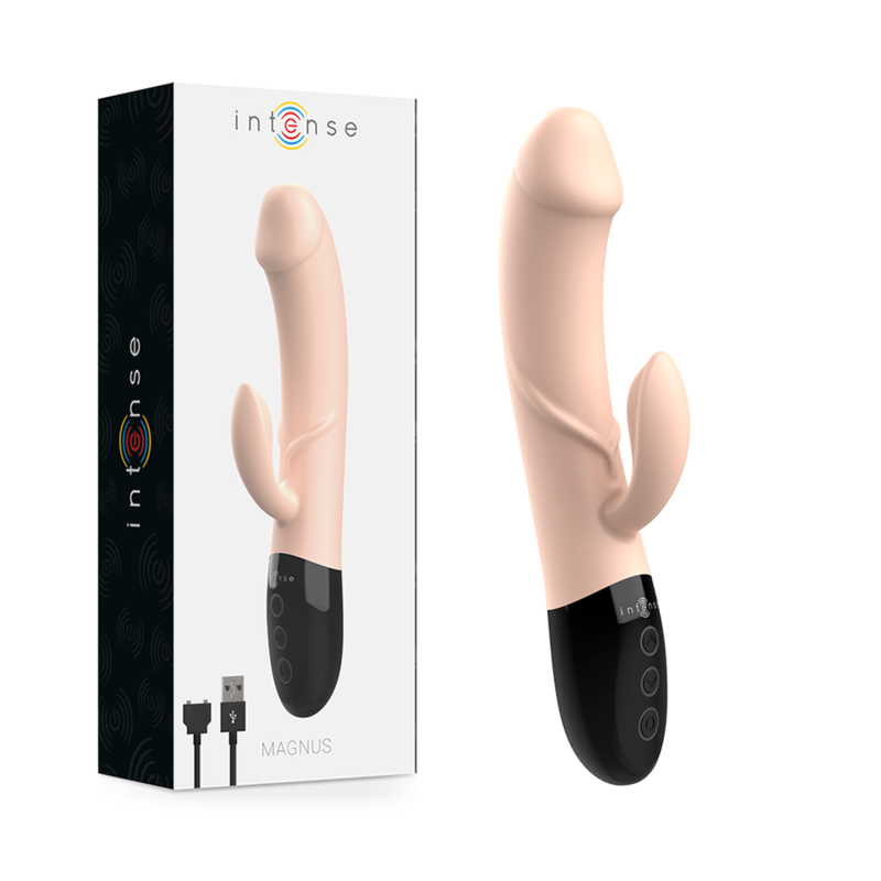 INTENSE - VIBRATORE RICARICABILE MAGNUS DUAL NATURA - INTENSE COUPLES TOYS | Lingerie Harness Boutique