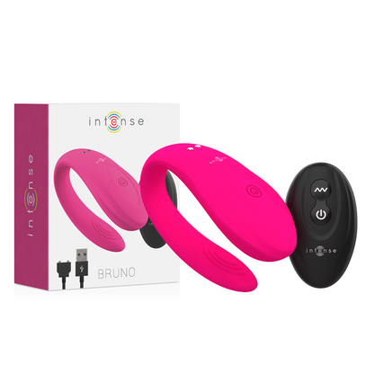 INTENSE - BRUNO PARTNER DOUBLE PLEASURE ROSA - INTENSE COUPLES TOYS | Lingerie Harness Boutique