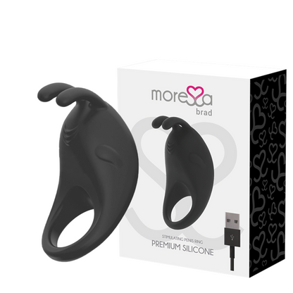 MORESSA - BRAD PREMIUM RECHARGEABLE SILICONE BLACK