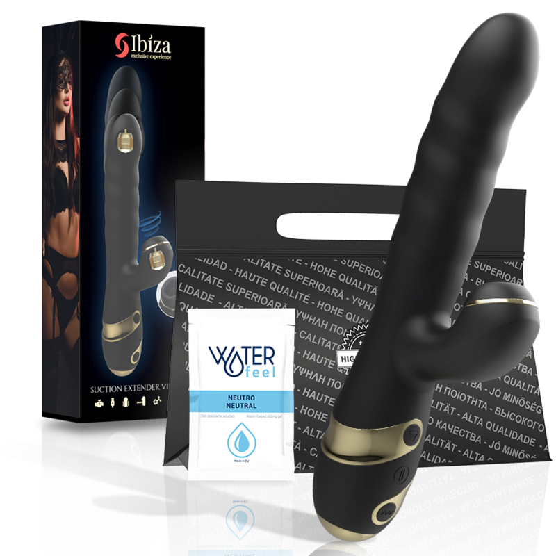 IBIZA - SU E GIÙ + VIBRATORE + VENTOSA CLITORIDE - IBIZA TECHNOLOGY | Lingerie Harness Boutique