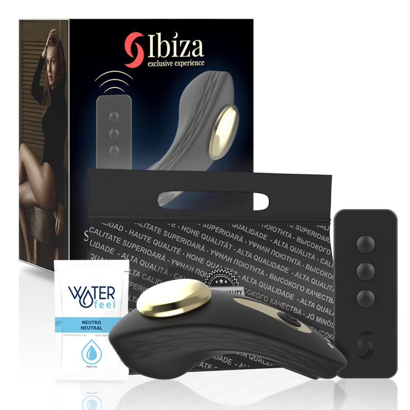 IBIZA - REMOTE CONTROL VIBRATOR SILICONE PANTIES