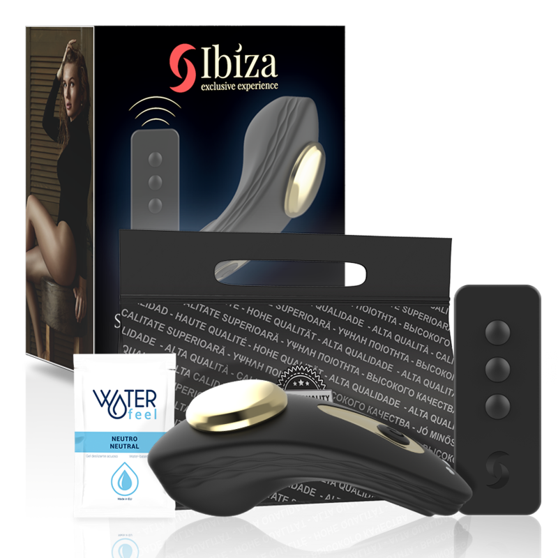 IBIZA - TELECOMANDO VIBRATORE MUTANDINE IN SILICONE - IBIZA TECHNOLOGY | Lingerie Harness Boutique