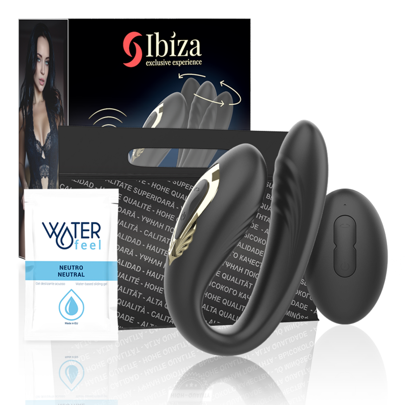 IBIZA - DOPPIO VIBRATORE ROTANTE - IBIZA TECHNOLOGY | Lingerie Harness Boutique