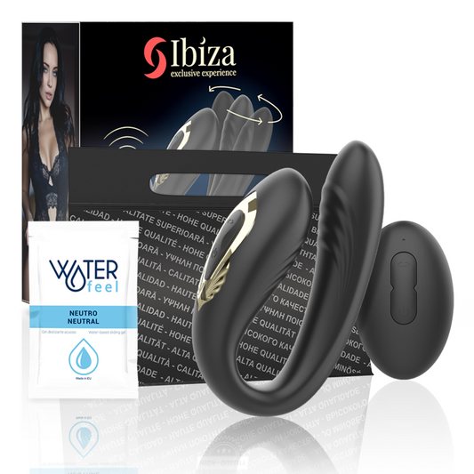 IBIZA - DOPPIO VIBRATORE ROTANTE - IBIZA TECHNOLOGY | Lingerie Harness Boutique