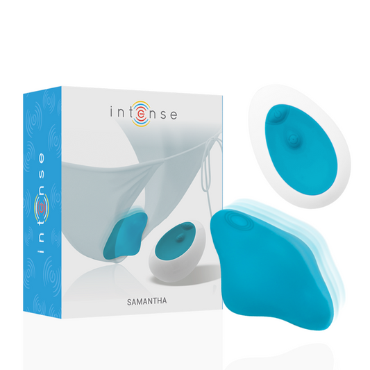 INTENSE - SAMANTHA PANTIE REMOTE CONTROL BLU - INTENSE FUN | Lingerie Harness Boutique