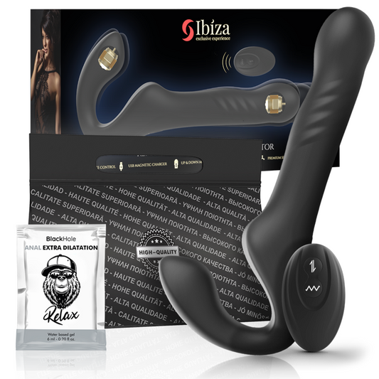IBIZA - VIBRATORE SENZA CINGHIA CON TELECOMANDO - IBIZA TECHNOLOGY | Lingerie Harness Boutique