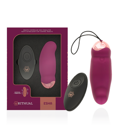 RITHUAL - ESHA EGG SISTEMA DI CONTROLLO REMOTO ROTAZIONE + VIBRAZIONE - RITHUAL | Lingerie Harness Boutique