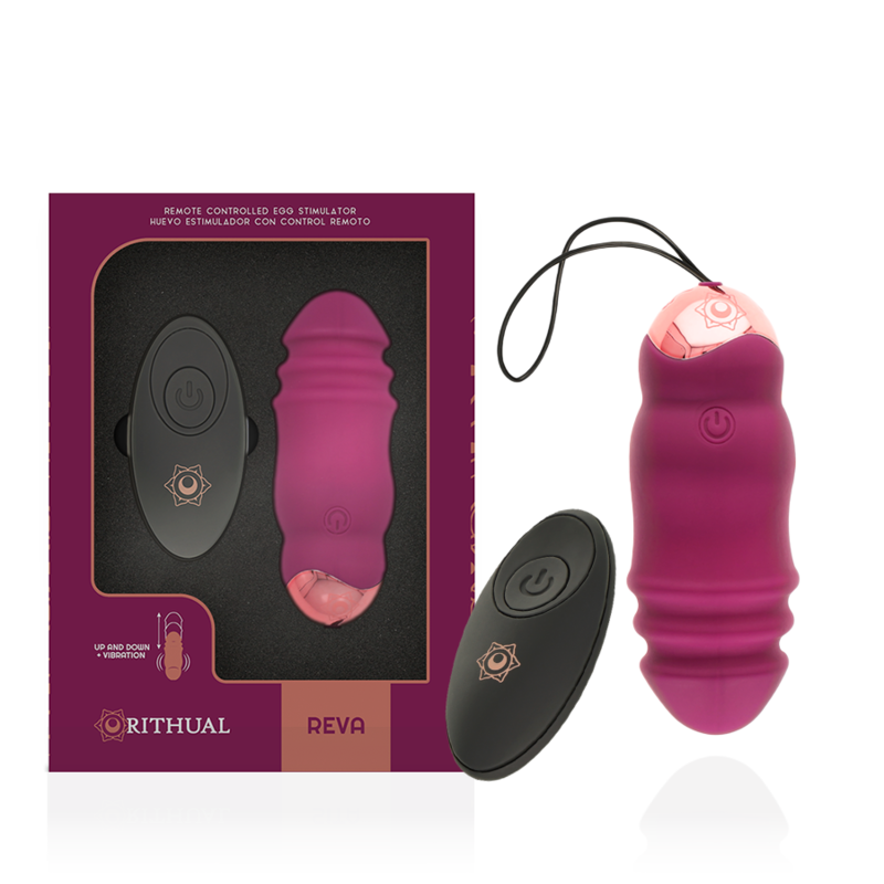 RITHUAL - REVA EGG TELECOMANDO SISTEMA UP&DOWN + VIBRAZIONE - RITHUAL | Lingerie Harness Boutique