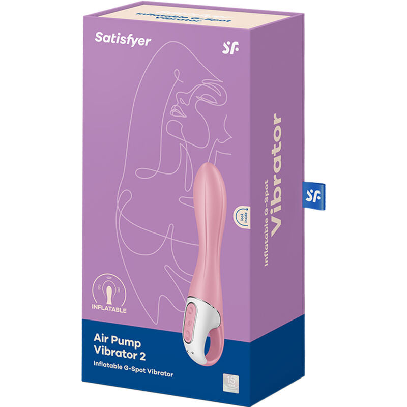 SATISFYER - VIBRATORE POMPA ARIA 2 ROSA - SATISFYER VIBRATOR | Lingerie Harness Boutique
