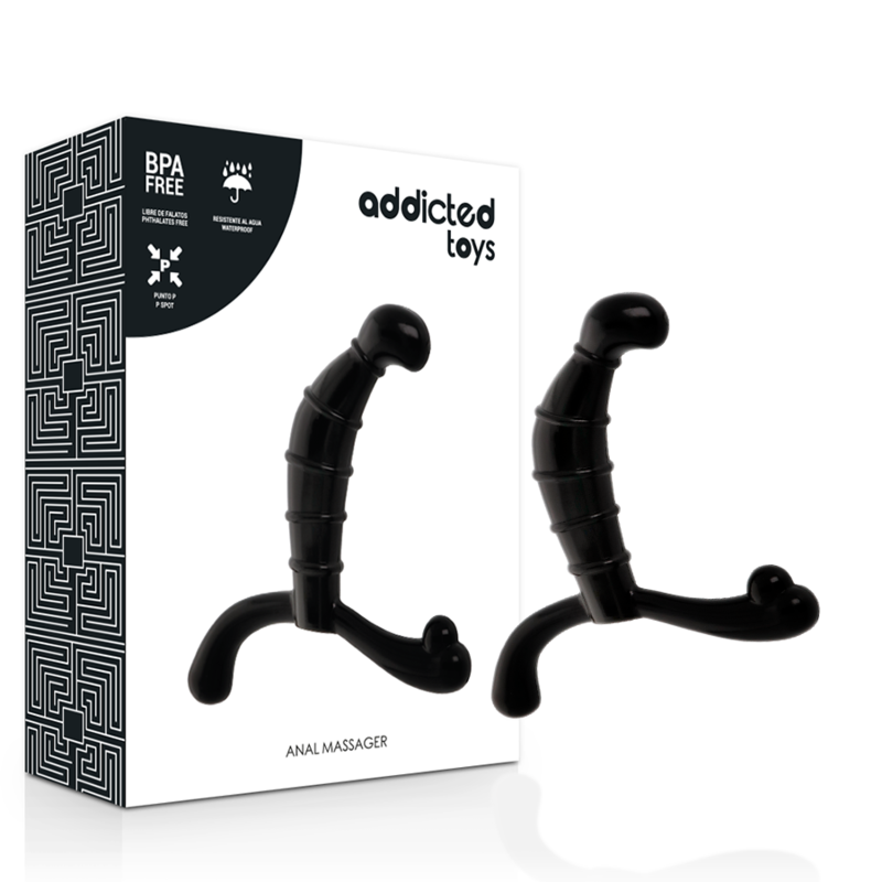 ADDICTED TOYS - PIACERE ANALE DELLA PROSTATA NERO - ADDICTED TOYS | Lingerie Harness Boutique