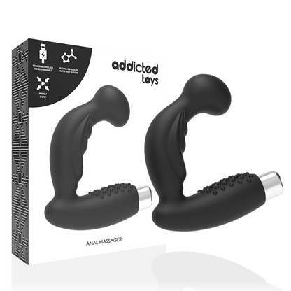 ADDICTED TOYS - VIBRATORE PROSTATICO RICARICABILE MODELLO 3 - NERO - ADDICTED TOYS | Lingerie Harness Boutique