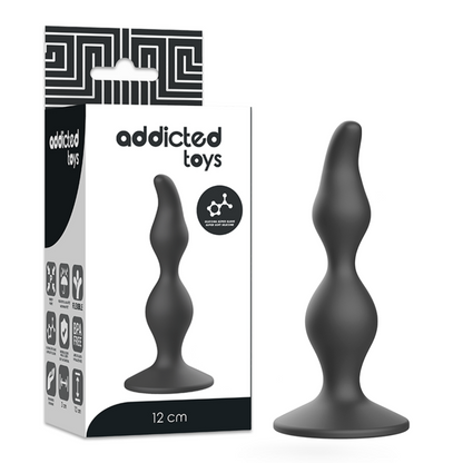 ADDICTED TOYS - PLUG SESSUALE ANALE 12 CM NERO - ADDICTED TOYS | Lingerie Harness Boutique