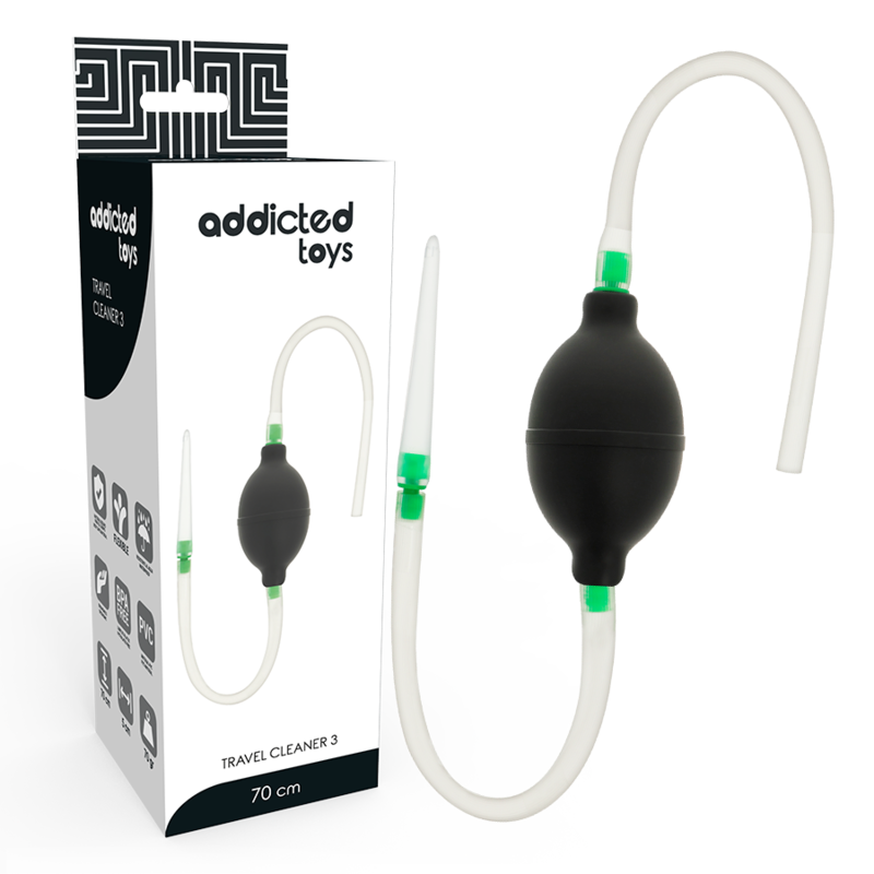 ADDICTED TOYS - SET DI CLISTERE NERO - ADDICTED TOYS | Lingerie Harness Boutique