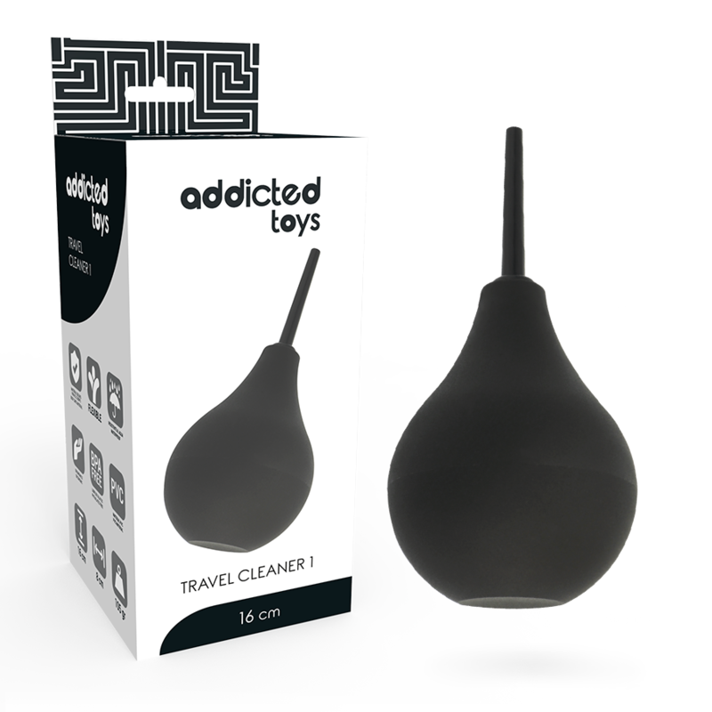 ADDICTED TOYS - DOCCIA ANALE NERA - ADDICTED TOYS | Lingerie Harness Boutique